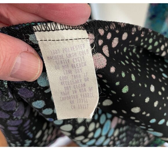 Vintage Y2K Betsy Johnson Black Label 90's Bubble Shirt Dress Size L - Picture 9 of 9